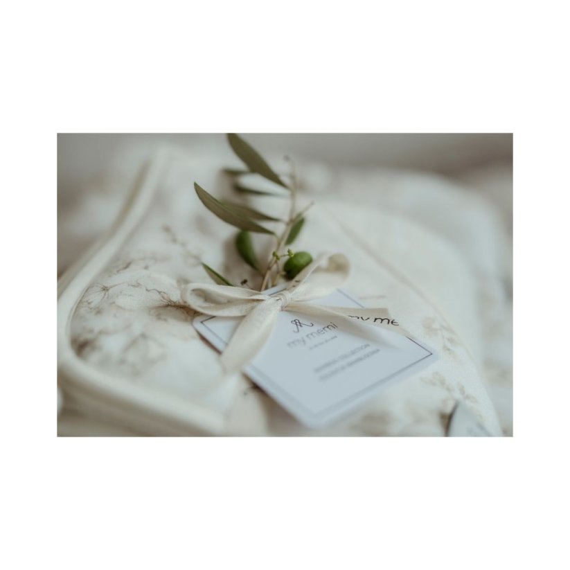Luxusní prostěradlo do postýlky My Memi - Boho Flowers