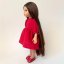 Šaty pro panenku Paola Reina a Minikane 32 cm By Loli - Romantic - Red