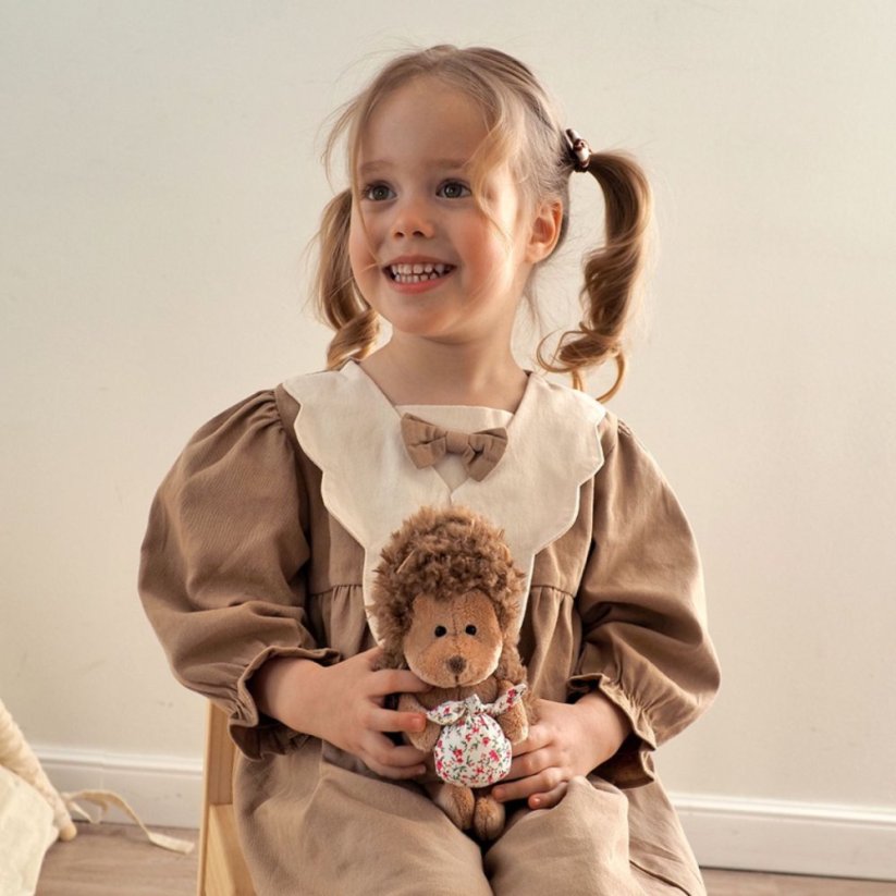 Plyšový ježek s vakem Orange toys 25 cm - Hedgehog with knapsack