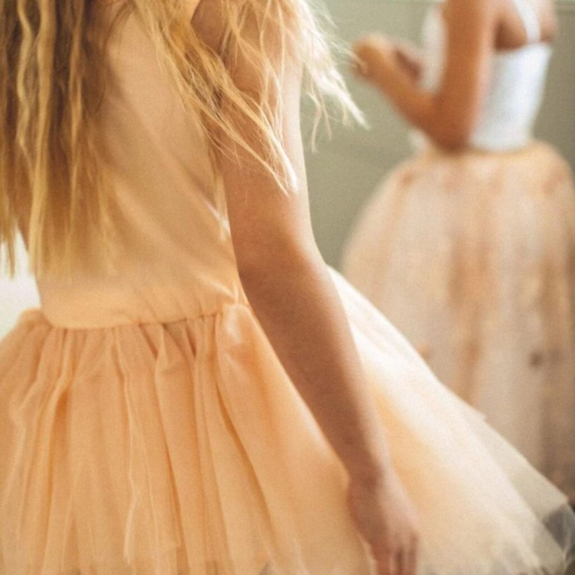 Dívčí tylové šaty Ratatam - Tutu dress Apricot