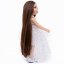 Šaty pro panenku Paola Reina a Minikane 32 cm By Loli - Glittery white