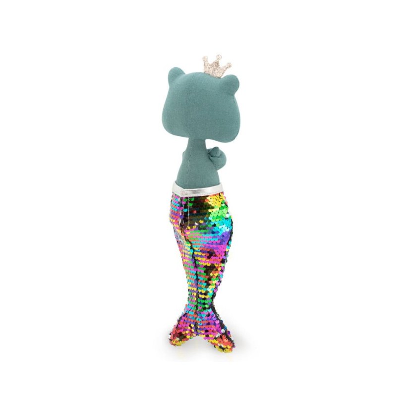 Látková žabka s ploutví 30 cm Cotti Motti Orange Toys - Fiona Mermaid tail