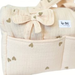 Přebalovací taška na kočárek pro panenku By Loli - Cream love