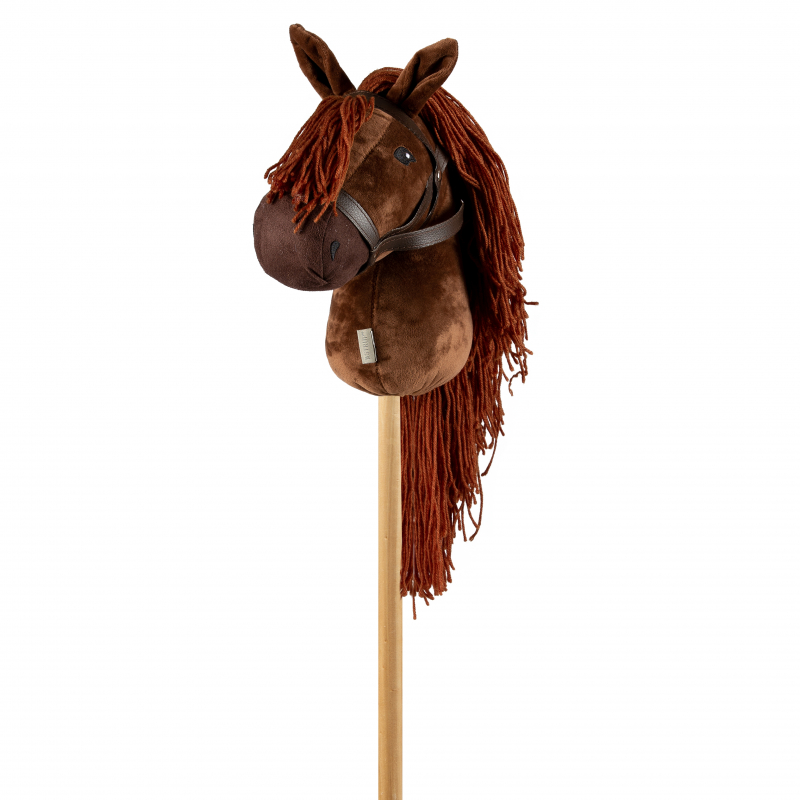 Hobby koník na tyči By Astrup - Hobby Horse Brown