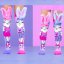 Podkolenky MADMIA - Ballerina Bunny - 3 - 5 let