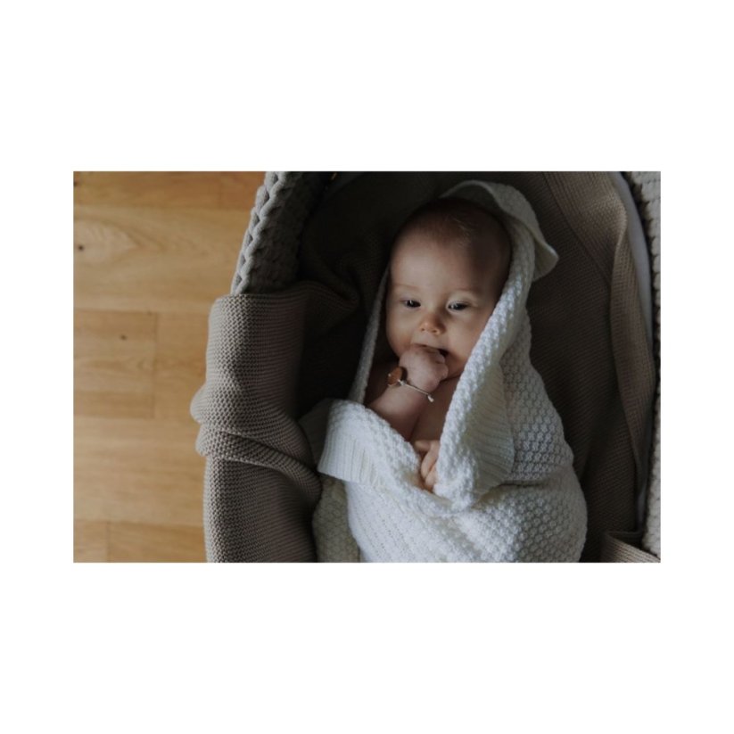 Deka ze 100% merino vlny My Memi - Premium Collection - Burgundy