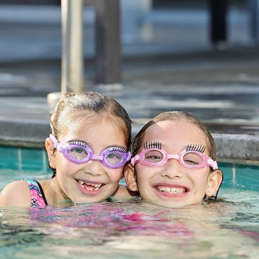 Plavecké brýle pro děti Bling2o - Splash Lash - Powder puff pink 3+