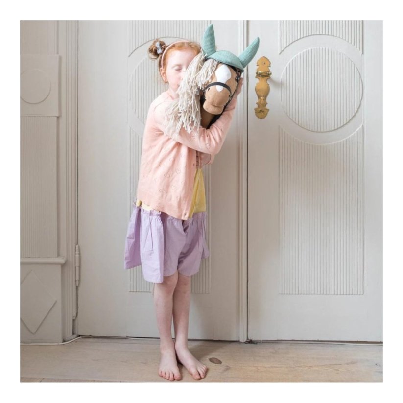 Hobby koník na tyči s ocasem By Astrup - Hobby Horse Beige