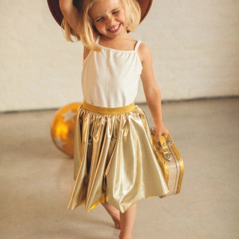 Třpytivý kufřík pro děti Ratatam - Gold