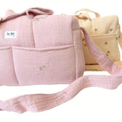 Přebalovací taška na kočárek pro panenku By Loli - Pink dream