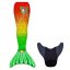 Kostým mořské panny Kuaki Mermaids - Mořský ocas a monofin ploutev - Aloha - S 8-10 let