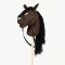 Hobby koník na tyči s ocasem By Astrup - Hobby Horse Brown