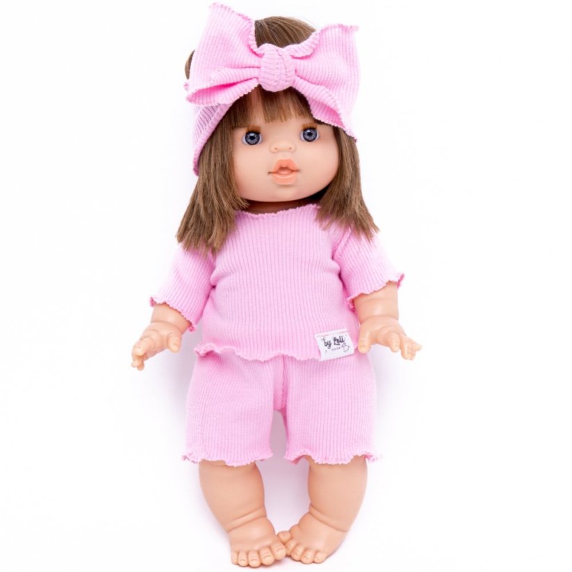 Oblečení pro panenku 34 cm By Loli - Baby Pink Summer
