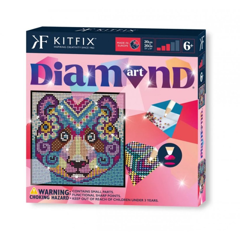 Diamantové malování medvídek Kitfix - Classic 6+