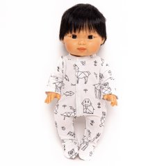 Overal pro panenku 34 cm By Loli - Baby - Origami animals