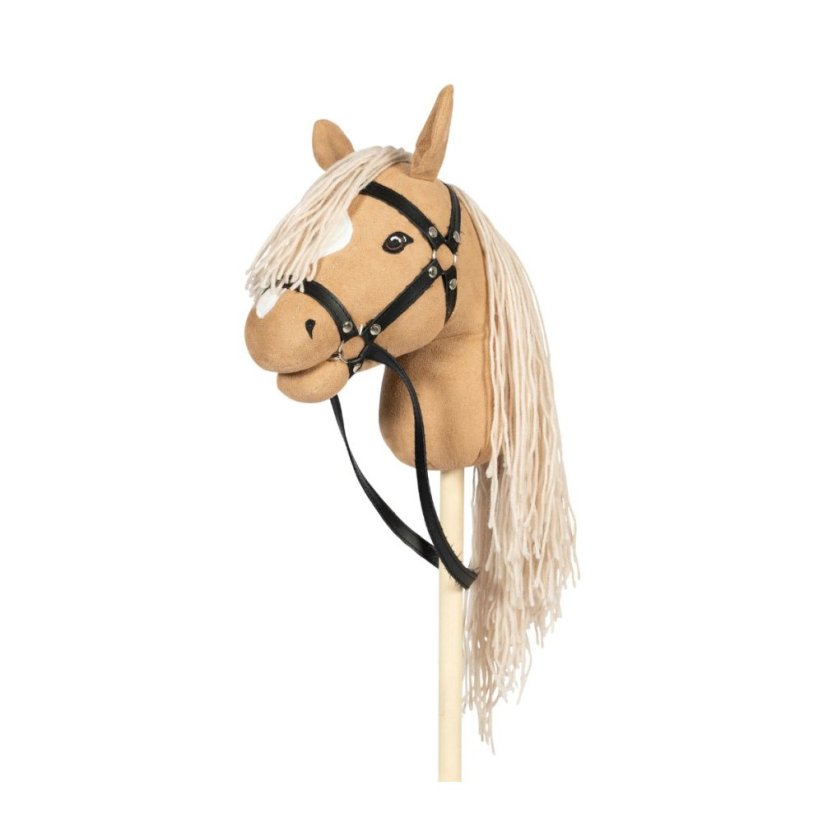 Hobby koník na tyči s ocasem By Astrup - Hobby Horse Beige
