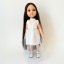 Šaty pro panenku Paola Reina a Minikane 32 cm By Loli - Glittery white