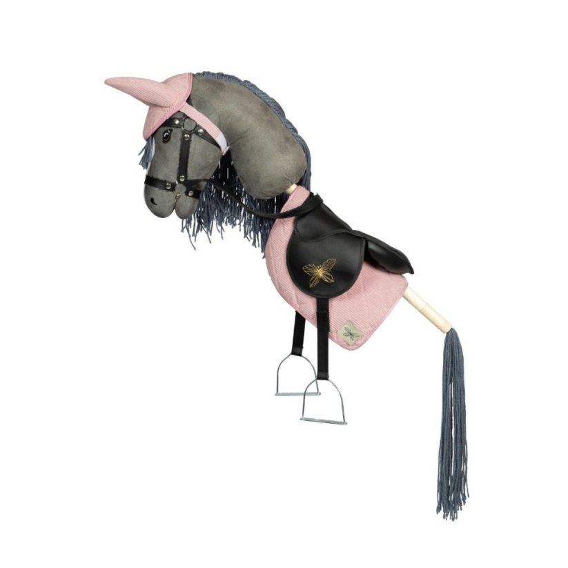 Čabraka s dekou na sedlo pro hobby horse koníka By Astrup - Rose