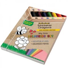 Kreativní sada s voskovkami z včelího vosku Medenka - Klasické barvy 1+