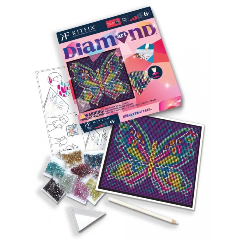 Diamantové malování motýl Kitfix - Classic 6+