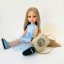 Šaty pro panenku Paola Reina a Minikane 32 cm By Loli - Glittery blue