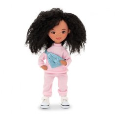 Látková panenka Orange Toys - Sweet sisters Tina - Pink Tracksuit