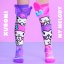 Podkolenky MADMIA - Kuromi & My Melody - 6 - 99 let