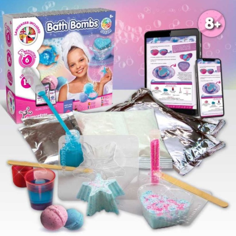 Výroba bomb do koupele Science4you - Bath Bombs 8+
