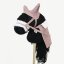 Čabraka s uzdečkou a dekou na hobby horse koníka By Astrup - Dusty Rose