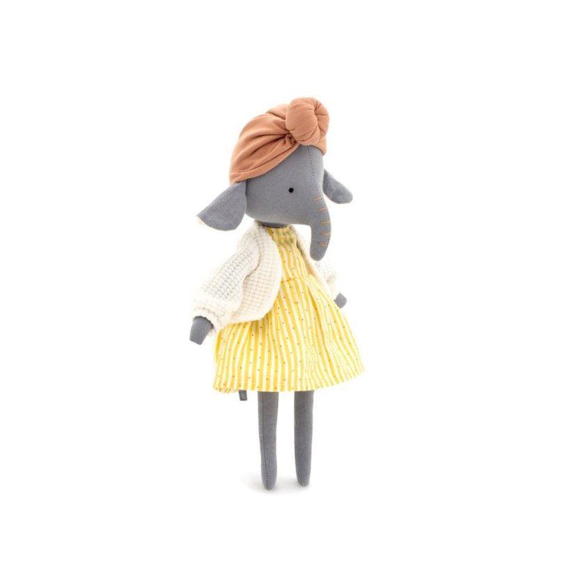Látková slonička 30 cm Cotti Motti Orange Toys - Alice the Elephant