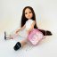 Šaty pro panenku Paola Reina a Minikane 32 cm By Loli - Glittery white