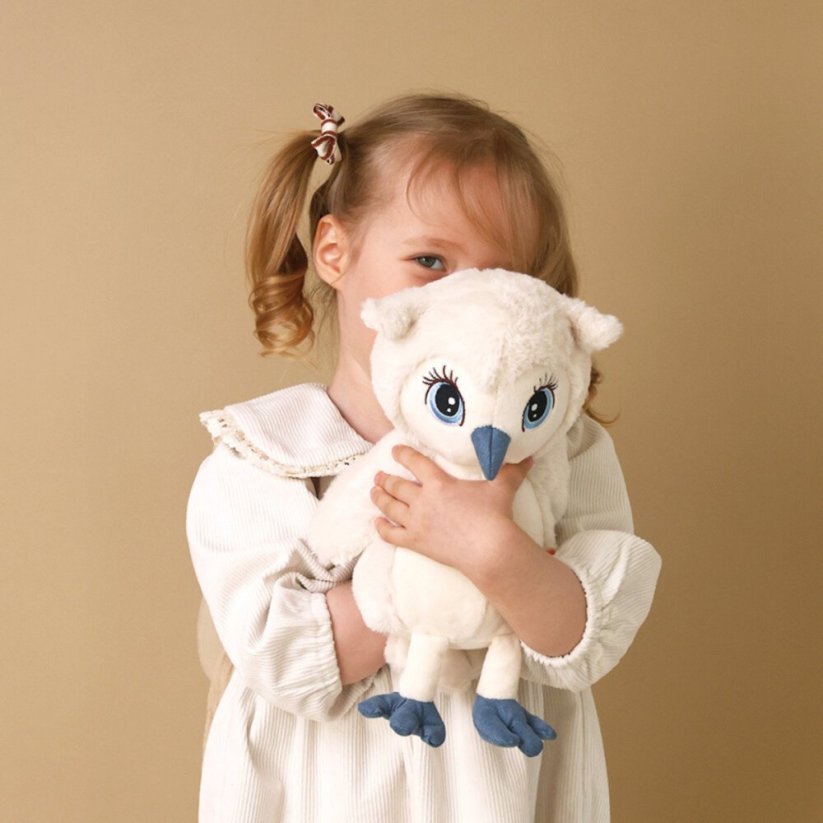 Plyšová sovička Orange toys 25 cm - Owl Sonya Creme dress