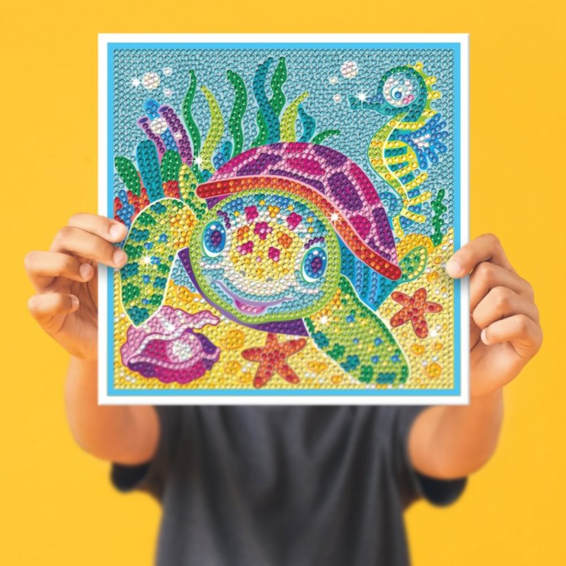 Diamantové malování želva Kitfix - Classic 6+