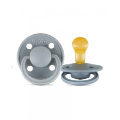 Dudlík Rebael z přírodního kaučuku 1 ks - Pewter - 0-6 měsíců (velikost 1)