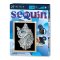 Třpytivá sada Sequin art kočka Kitfix - Blue premium 8+