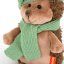 Plyšový ježek s čepicí a šálou Orange toys 25 cm - Hedgehog in green beret