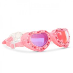 Plavecké brýle pro děti srdíčka Bling2o - Pink Lace - Bow 6+