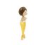 Látkový ježek s ploutví 30 cm Cotti Motti Orange Toys - Henry Mermaid tail