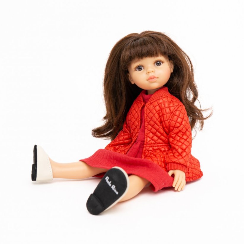 Bunda pro panenku Paola Reina a Minikane 32 cm By Loli - Peplum Red