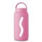 Skleněná lahev Muuki 500 ml - Mini Flamingo Pink