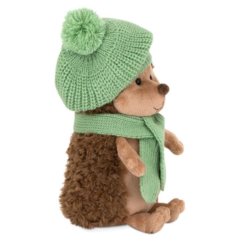 Plyšový ježek s čepicí a šálou Orange toys 25 cm - Hedgehog in green beret