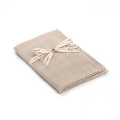 Bambusová plenka z mušelínu My Memi - Beige
