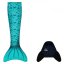 Kostým mořské panny - prince Kuaki Mermaids - Mořský ocas a monofin ploutev - Turquise - S 8-10 let