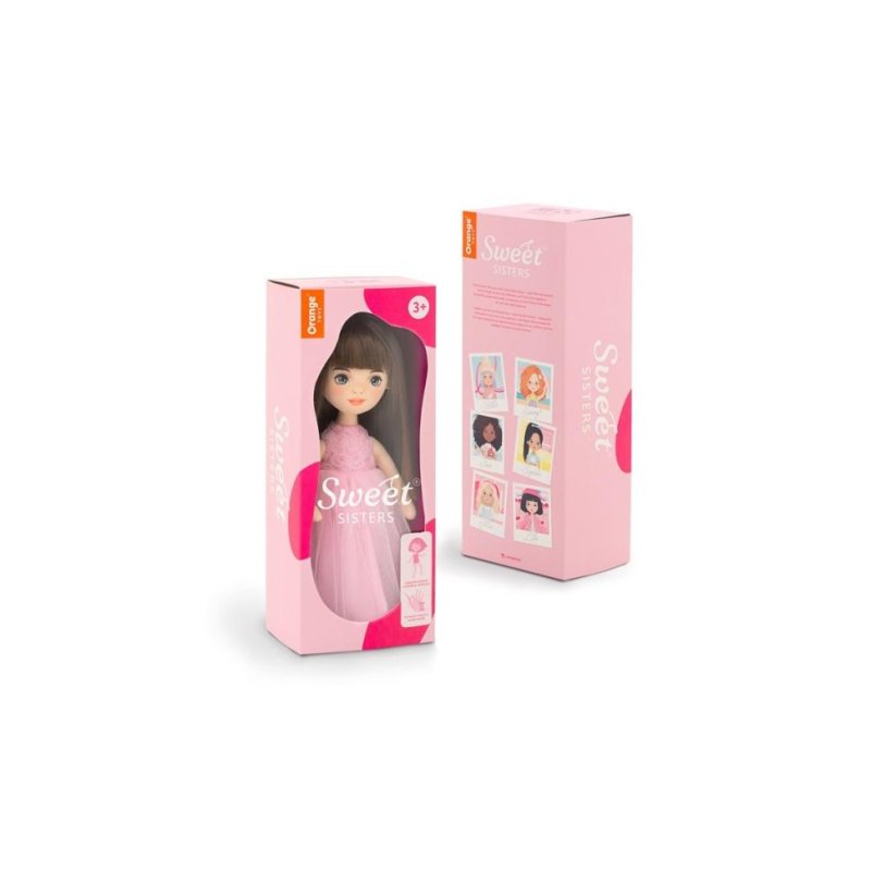 Látková panenka Orange Toys - Sweet Sisters Sophie - Beige Tracksuit
