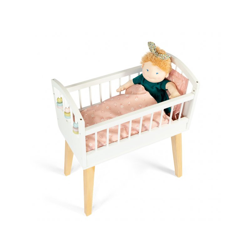 Luxusní postýlka pro panenku By Astrup - Doll white bed