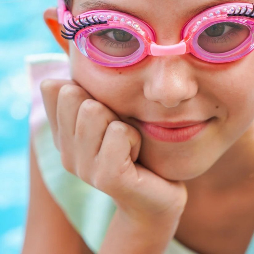 Plavecké brýle pro děti Bling2o - Splash Lash - Powder puff pink 3+