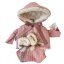 Oblečení pro panenku o velikosti 45cm De Cuna - Light pink set