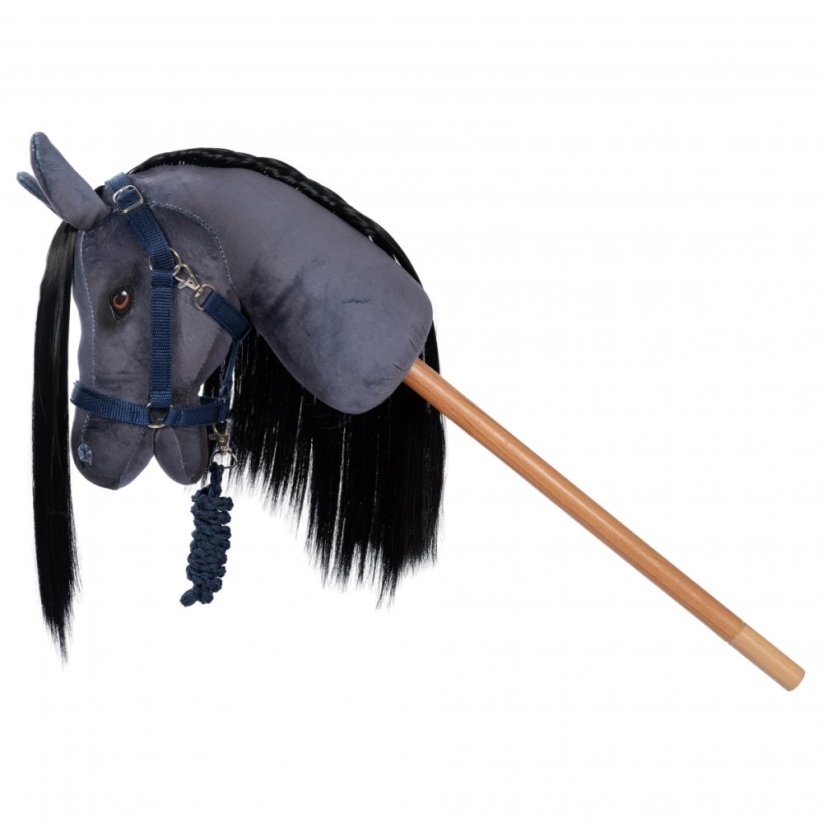 Hobby koník na tyči By Astrup - Hobby Horse Blaze Dark Grey