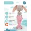 Látkový zajíček s ploutví 30 cm Cotti Motti Orange Toys - Lucy Mermaid tail