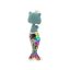 Látková žabka s ploutví 30 cm Cotti Motti Orange Toys - Fiona Mermaid tail